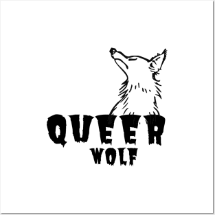 Queerwolf- Werewolf design Posters and Art